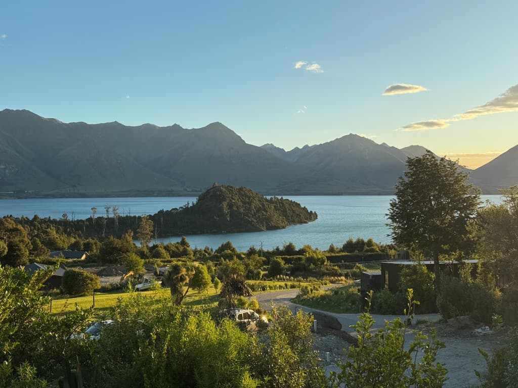 Sunset light over Bobs Cove.